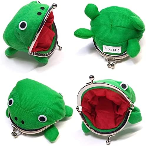 Frog Wallet Anime Cartoon Wallet Coin Purse Manga Flannel Wallet Cute Funny Plush Toy (Anime Frog)