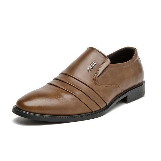 Men’s Dress Shoes Oxfords Uniform Business Slip On Formal Soft Classic Wedding Casual Modern Work Shoes Black US6-15