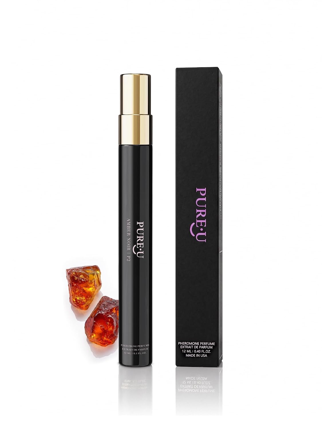 Pheromone Perfume for Women - Long Lasting Saffron Amber & Cedarwood Sophisticated Scent, Luxury Concentrated Extrait de Parfum Spray Oil, Portable Size Signature Scent, 1 fl oz (30ML