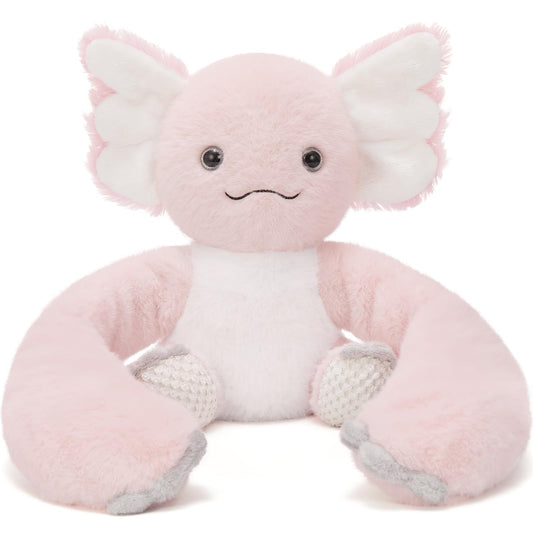 MaoGoLan 47" Giant Axolotl Stuffed Animal,Ultra Soft Salamander Kids Body Pillow Plush,4 Feet Jumbo Throw Pillow Plushie for Axolotl Lover,Home Decor,Gifts
