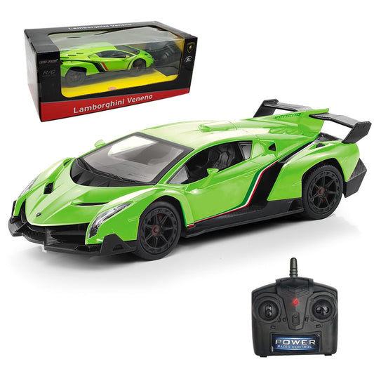 Remote Control RC CAR Racing Cars Compatible with Lamborghini Veneno Officially Licensed 1:24 Toy RC Cars Model Vehicle for Boys 6,7,8 Years Old,red