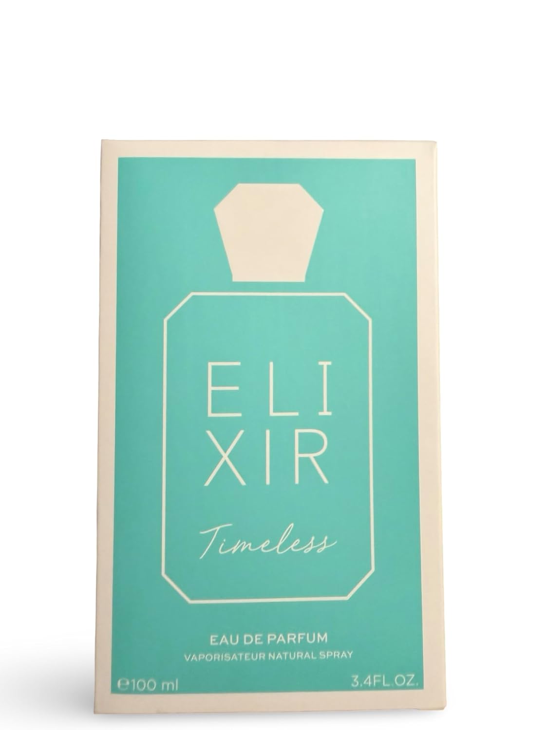 ELIXIR TIMELESS Eau de Parfum, Ice Cream and Bergamot Fragrance, Natural Spray with Pistachio Notes, 3.4 Fl Oz