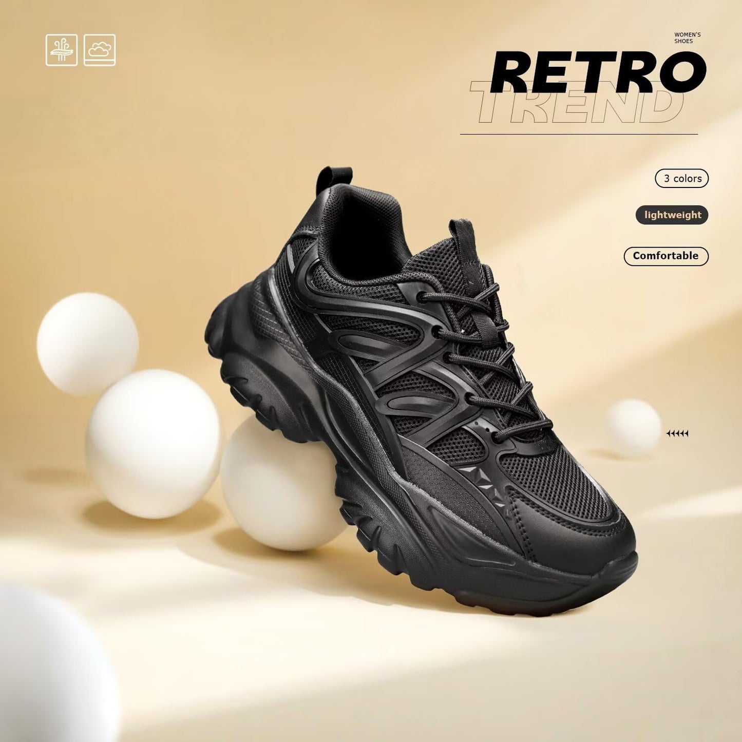 Women's Road Running Shoes Non Slip Ladies Walking Fashion Athletic Chunky Sneakers Work Gym Comfort Lightweight Mesh Soft Sole