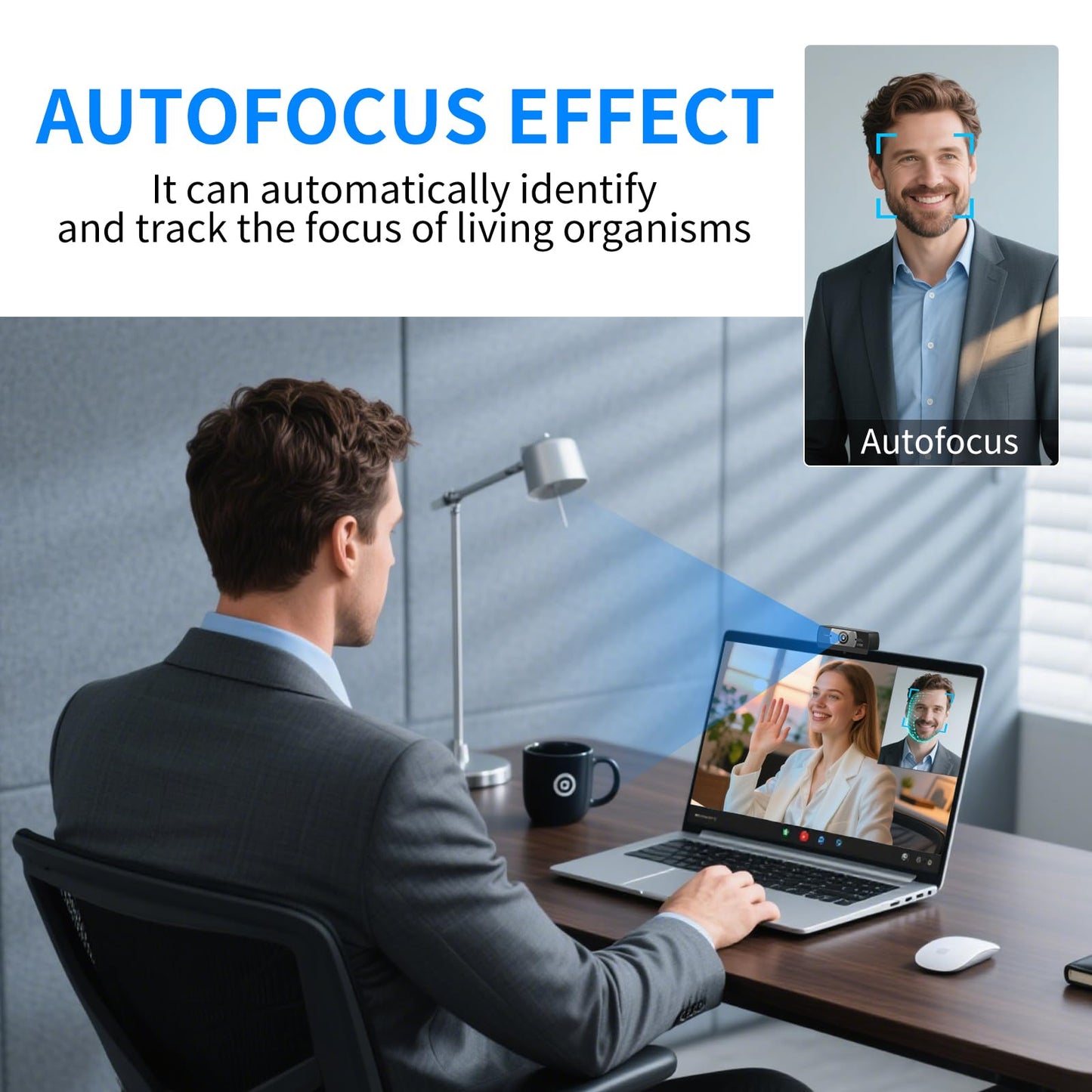 Diccik 1080P Webcam with Microphone, Full HD Video Calling Web Camera, HD Light Correction Streaming Webcam for Zoom/Skype/Teams, Plug and Play PC Camera Web cam for Windows & Mac
