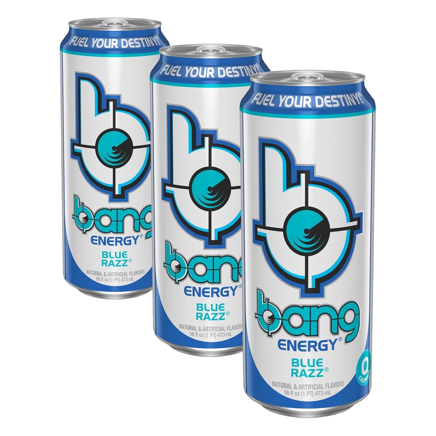 Bang Energy Drink Blue Razz, 16 fl oz