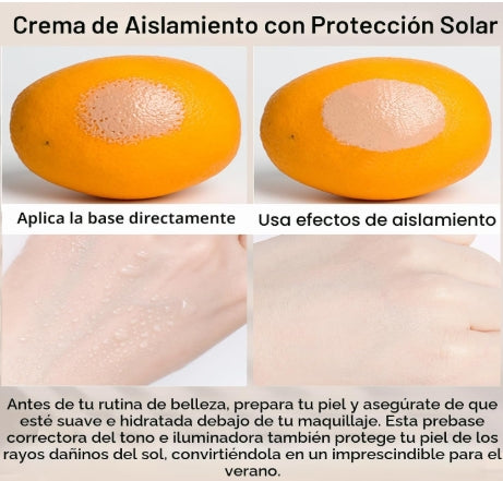 crema aislante de protección solar