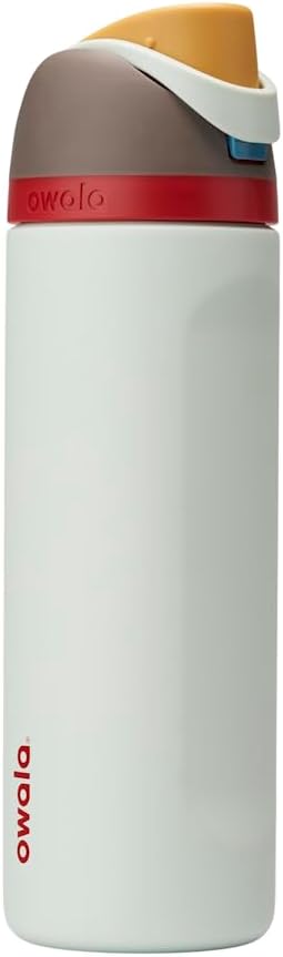 Owala FreeSip Insulated Stainless Steel Water Bottle with Straw, BPA-Free Sports Water Bottle, Great for Travel, 24 Oz, Denim