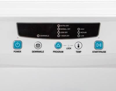 Compact 3.5 cu. ft. Electric Dryer in White