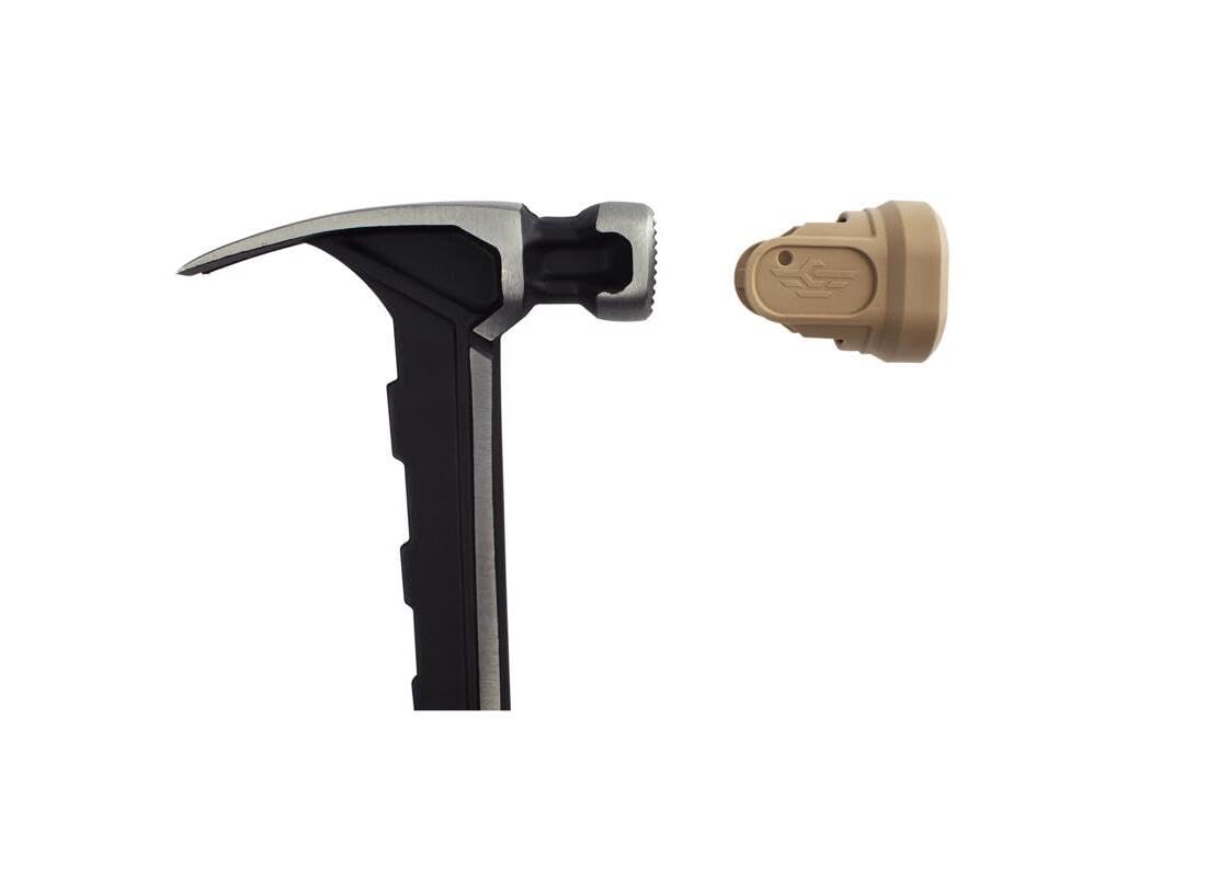 Spec Ops Tools Framing Hammer for Carpentry & Demolition, Magnetic Nail Holder, Rip Claw, Milled Face 22 Oz