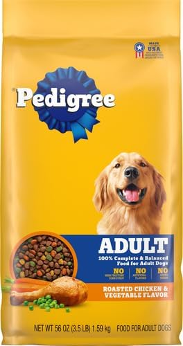 Pedigree Complete Nutrition Dry Dog Food, Steak & Vegetable, 18 lb