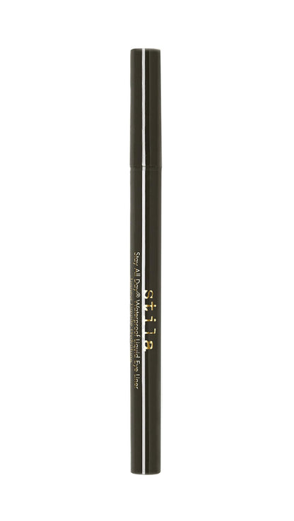 stila Waterproof Liquid Eye Liner, Stay All Day Makeup with Fine Brush Tip Lasting Satin Finish, Smudge-Proof & Transfer-Resistant