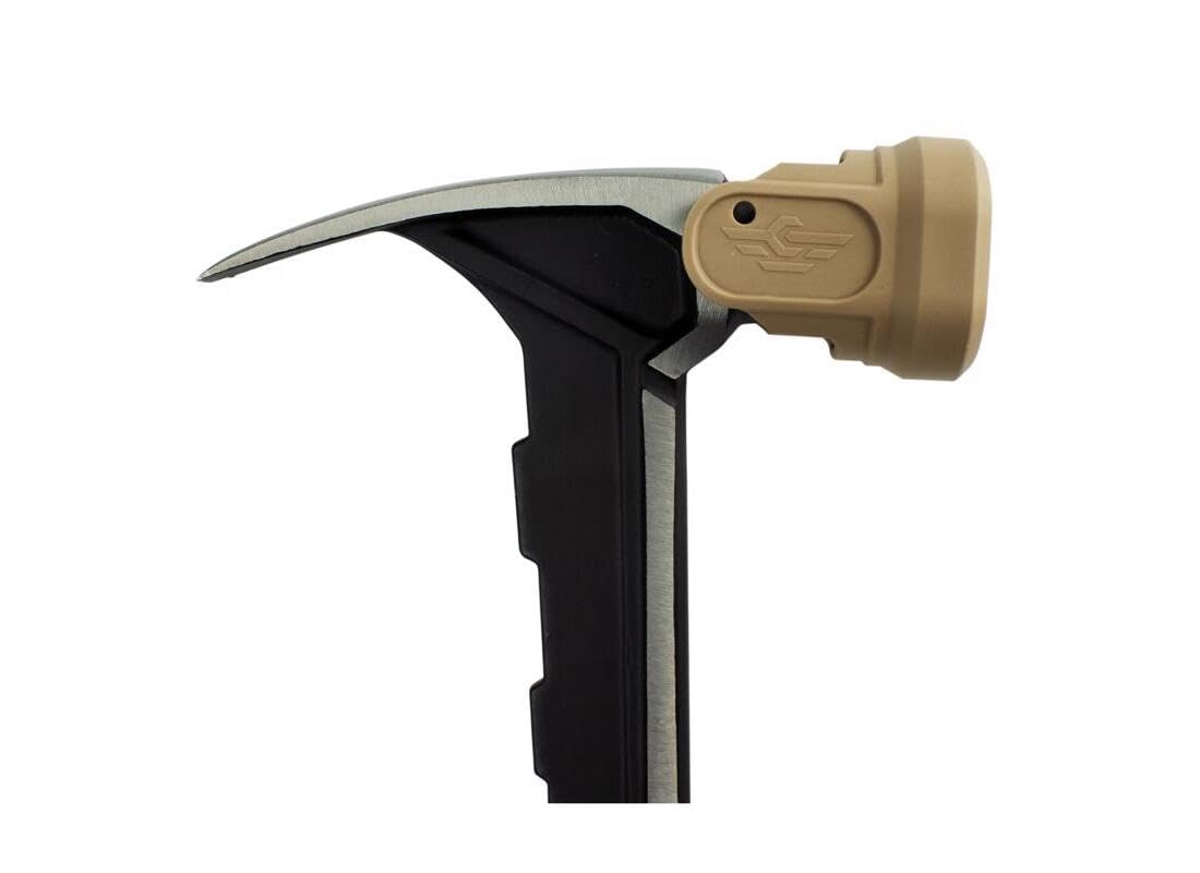 Spec Ops Tools Framing Hammer for Carpentry & Demolition, Magnetic Nail Holder, Rip Claw, Milled Face 22 Oz