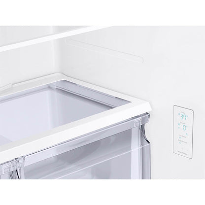 Samsung 17.5 cu. ft. Smart Counter Depth 3-Door French Door Refrigerator, Stainless Steel, RF18A5101SR/AA