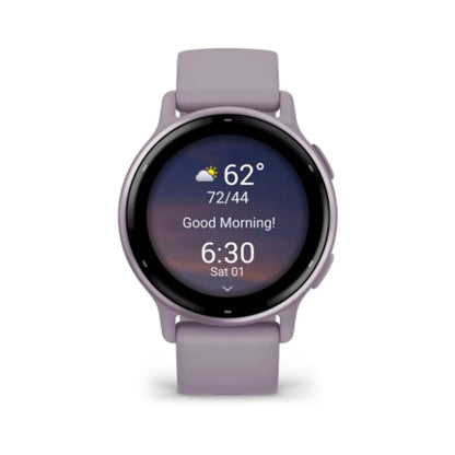 Garmin Vívoactive 5, Health and Fitness GPS Smartwatch, AMOLED Display, Up to 11 Days of Battery, Slate Aluminum Bezel with Black Case and Silicone Band | Up to 11 Days Battery, 5 Atm, Corning Gorilla Glass 3