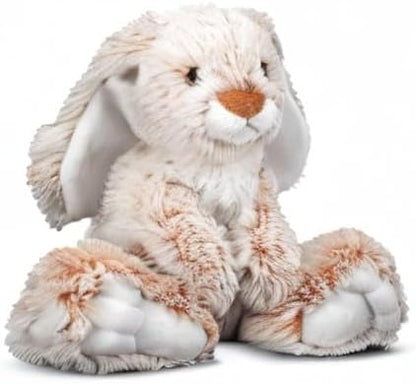 Melissa & Doug Burrow Bunny Stuffed Animal Plushie with Big Feet, Floppy Ears & Fluffy Tail, Adorable Pretend Play Toddler Toys for Girls & Boys 3+