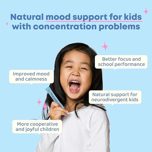 JoySpring Saffron Pixie Sticks & LingoLeap B9 Methylated B Vitamin Drops for Kids