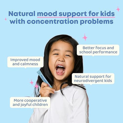 JoySpring Saffron Pixie Sticks & LingoLeap B9 Methylated B Vitamin Drops for Kids