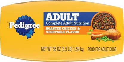 Pedigree Complete Nutrition Dry Dog Food, Steak & Vegetable, 18 lb
