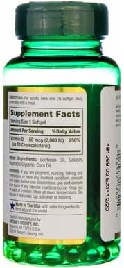 Nature’s Bounty High Absorption Magnesium Glycinate 240 mg for Supporting Muscle Relaxation and Bone, Heart & Nerve Health – Non-GMO, Gluten-Free, Vegetarian, 120 Count/60 Servings
