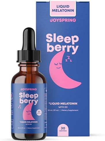 JoySpring Kids Bedtime Routine for Sleep & Gut Support – Liquid Melatonin + Herbal Digestive Support Drops for Toddlers & Kids – Evening Wellness System