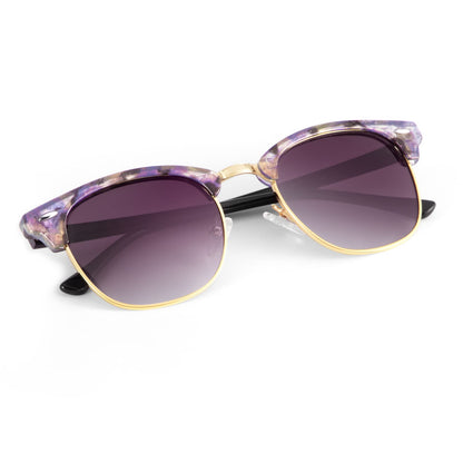 KALIYADI Polarized Sunglasses for Men and Women Semi-Rimless Frame Driving Sun glasses UV Blocking