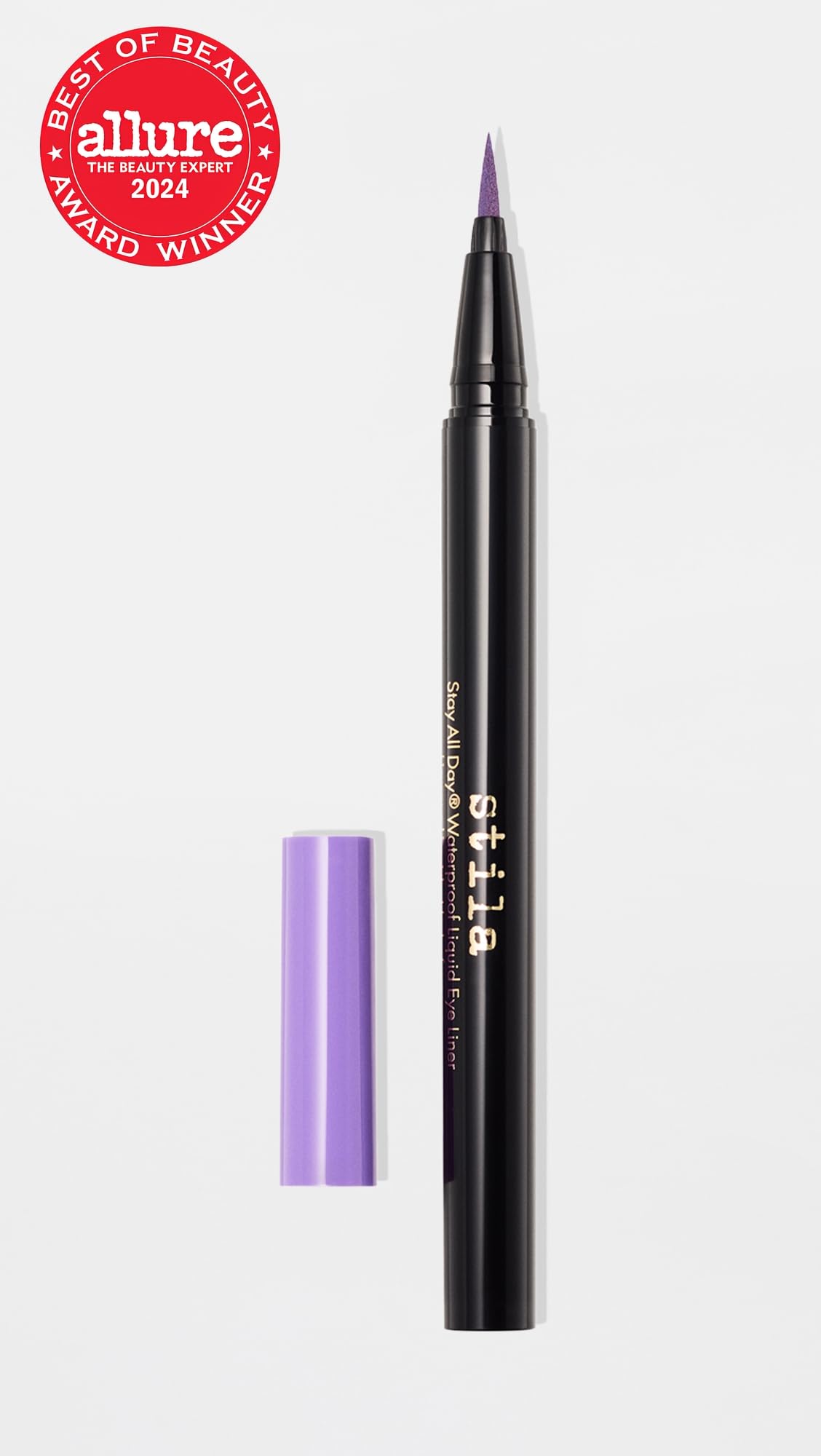 stila Waterproof Liquid Eye Liner, Stay All Day Makeup with Fine Brush Tip Lasting Satin Finish, Smudge-Proof & Transfer-Resistant