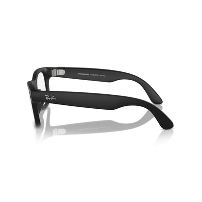 Meta Ray-Ban (Gen 1), Wayfarer Large, Matte Black | Smart AI Glasses for Men, Women — 12 MP Ultra-Wide Camera, Audio, Video Recording, Bluetooth — Polarized Gradient Graphite Lenses — Sunglasses