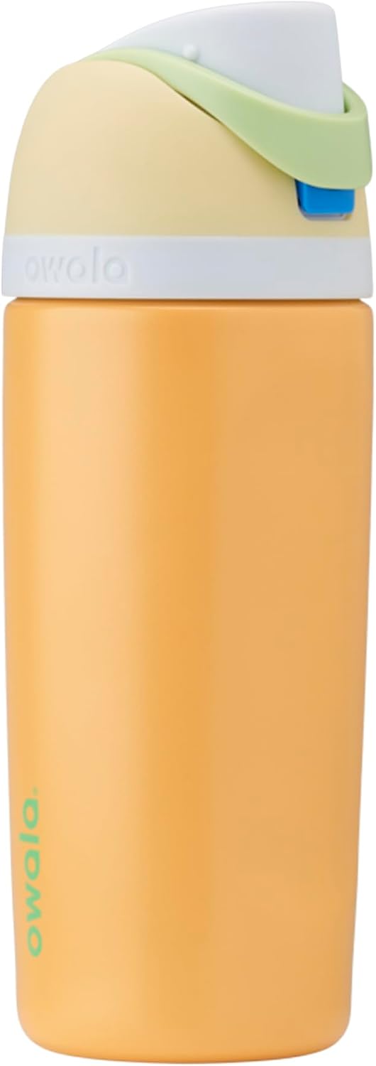Owala FreeSip Insulated Stainless Steel Water Bottle with Straw, BPA-Free Sports Water Bottle, Great for Travel, 24 Oz, Denim