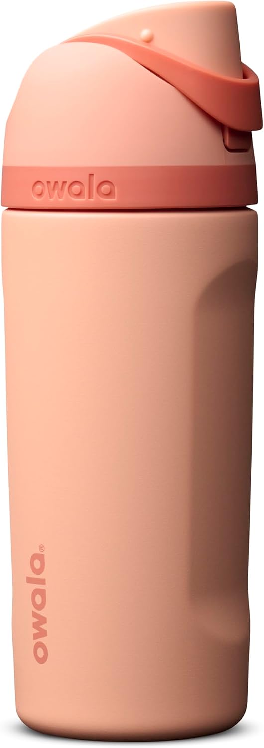 Owala FreeSip Insulated Stainless Steel Water Bottle with Straw, BPA-Free Sports Water Bottle, Great for Travel, 24 Oz, Denim