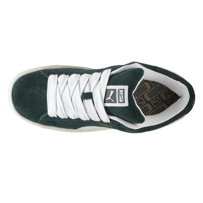 PUMA Mens Suede XL Hairy Lace Up Sneakers Shoes Casual - Green