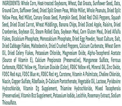 Wild Harvest Advanced Nutrition Parrot 8 Pounds, Seed, Grain and Vegetable Mix (Pack of 2)