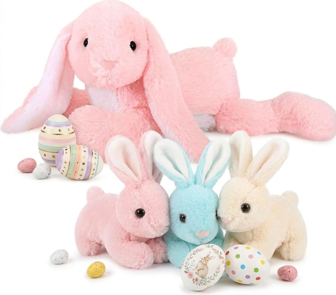 MaoGoLan 8Pcs Chicken Stuffed Animals, Stuffed Hen Plush Toys with Babies Chickens and Eggs, Nest House Plush Set, Cute and Soft Farm Stuffed Animals Gift for Kids