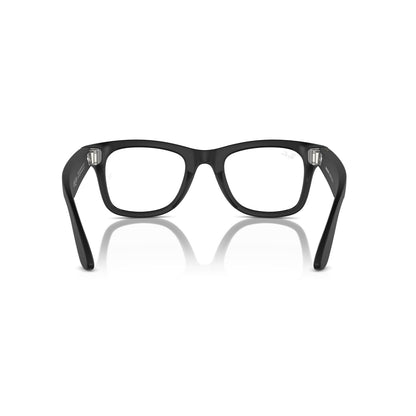 Meta Ray-Ban (Gen 1), Wayfarer Large, Matte Black | Smart AI Glasses for Men, Women — 12 MP Ultra-Wide Camera, Audio, Video Recording, Bluetooth — Polarized Gradient Graphite Lenses — Sunglasses