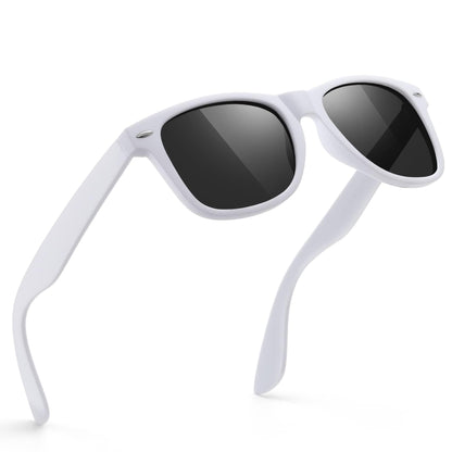 FEIDUSUN Sunglasses Men Polarized Sunglasses for Mens and Womens,Black Retro Sun Glasses Driving Fishing UV Protection