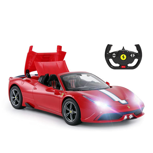 RASTAR RC Car | 1/14 Scale Ferrari LaFerrari Radio Remote Control R/C Toy Car Model Vehicle for Boys Kids, Red