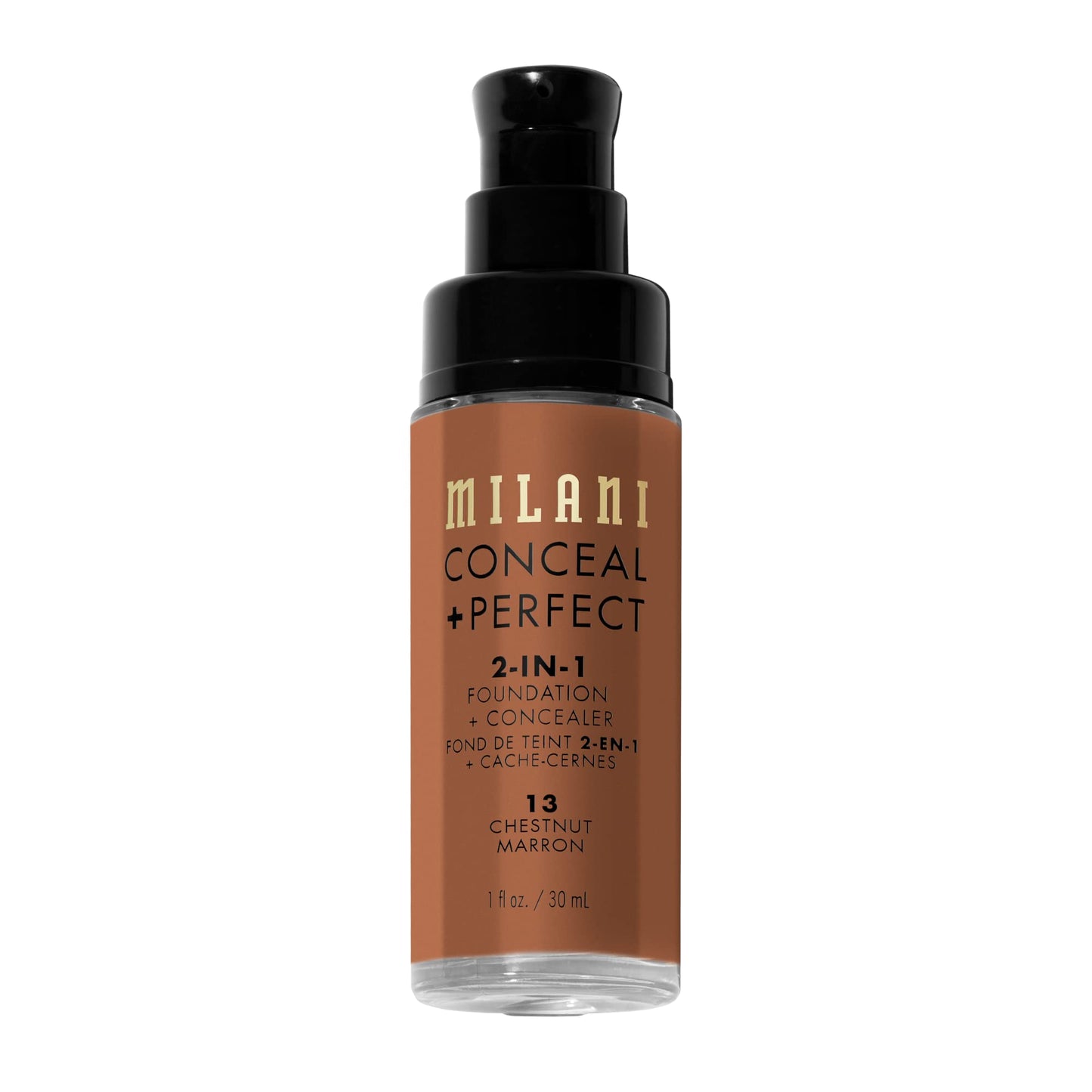 Milani Conceal + Perfect 2-in-1 Foundation + Concealer for a Flawless Complexion, Under Eye Corrector, Cover Redness and Imperfections, Waterproof and Sweatproof - 05A-Natural Beige