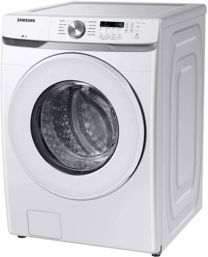 Samsung 4.5 cu. ft. High Efficiency Front Load Washer with Vibration Reduction Technology+, White, WF45T6000AW/A5 | Vibration Reduction Technology+