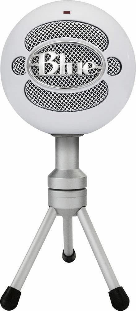 Logitech for Creators Blue Snowball iCE USB Microphone - White (Renewed)