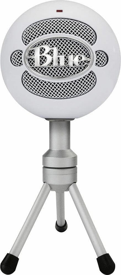 Logitech for Creators Blue Snowball iCE USB Microphone - White (Renewed)