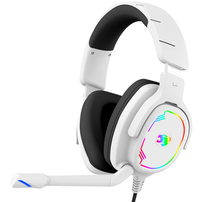 Jimonyer Gaming Headset for PS5 PS4 Xbox Series X|S PC Switch, 7.1 Surround Sound Over Ear Headphones with Noise Canceling Mic, RGB LED Light, Soft Memory Earmuffs Headset for Gaming or Work (Blue)