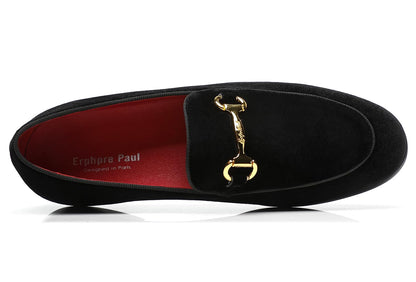 Men's Velvet Loafers Wedding Party Prom Homecoming Shoes