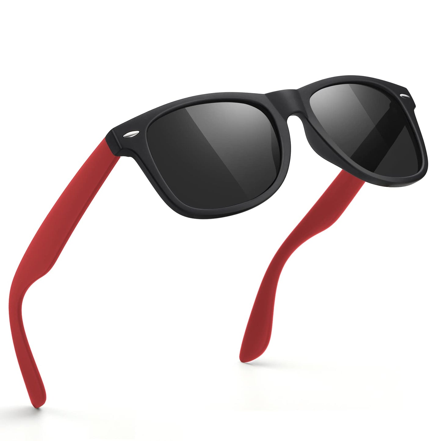 FEIDUSUN Sunglasses Men Polarized Sunglasses for Mens and Womens,Black Retro Sun Glasses Driving Fishing UV Protection