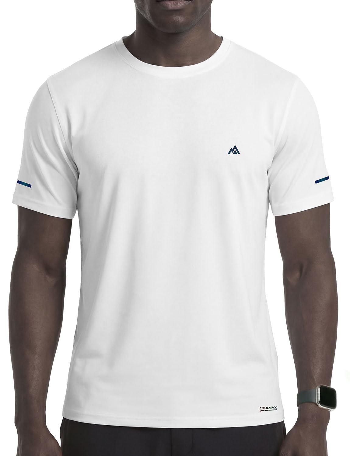 Cooling Bamboo Viscose T-Shirt for Men, Moisture Wicking Lightweight Quick Dry Workout Tee for Hot Weather