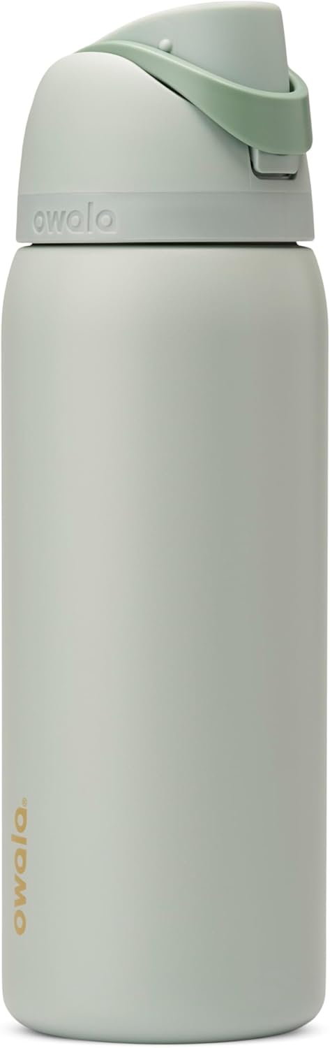 Owala FreeSip Insulated Stainless Steel Water Bottle with Straw, BPA-Free Sports Water Bottle, Great for Travel, 24 Oz, Denim
