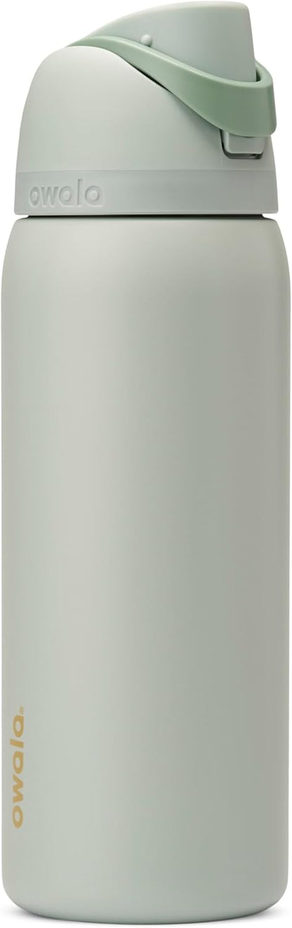 Owala FreeSip Insulated Stainless Steel Water Bottle with Straw, BPA-Free Sports Water Bottle, Great for Travel, 24 Oz, Denim
