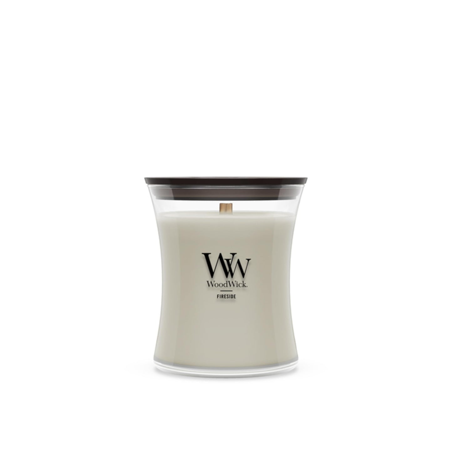 WoodWick Large Hourglass Fireside Candle, Premium Soy Blend Wax, Crackles as it burns, Perfect for Gifting, 21oz