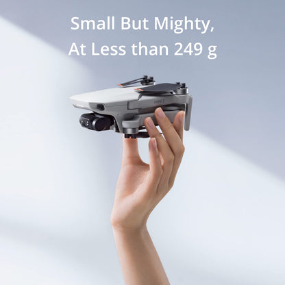 DJI Mini 4K, Drone with 4K UHD Camera for Adults, Under 249 g, 3-Axis Gimbal Stabilization, 10km Video Transmission, Auto Return, Wind Resistance, 1 Battery for 31-Min Max Flight Time
