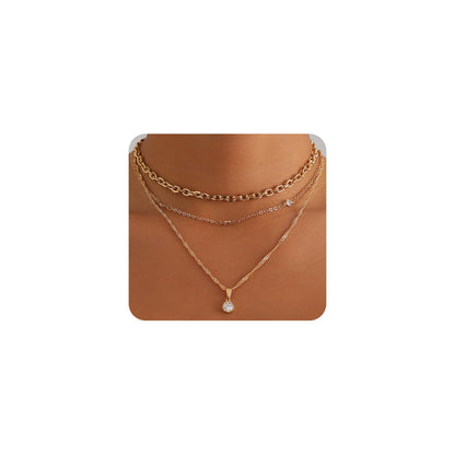 GIGB PBDK Chunky Gold Choker Necklace for Women,Trendy Silver Statement Necklace Long Snake Chain Drop Necklace,Charm Prom Body Jewelry Accessories Gifts