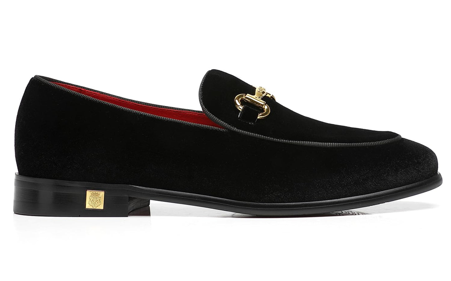 Men's Velvet Loafers Wedding Party Prom Homecoming Shoes