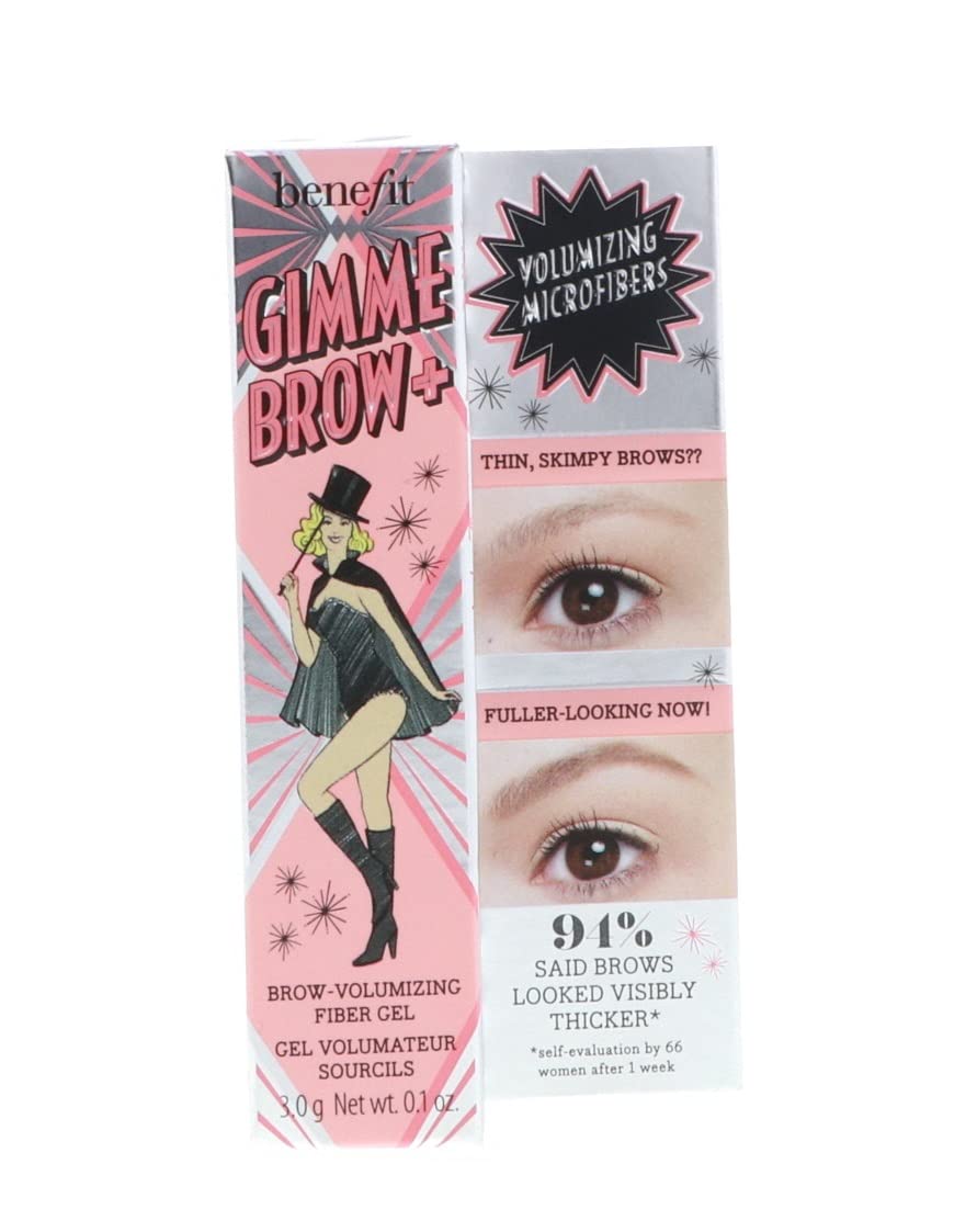 Benefit Cosmetics Gimme Brow + Volumizing Eyebrow Gel, 4.5 - Neutral deep brown, 1 Count